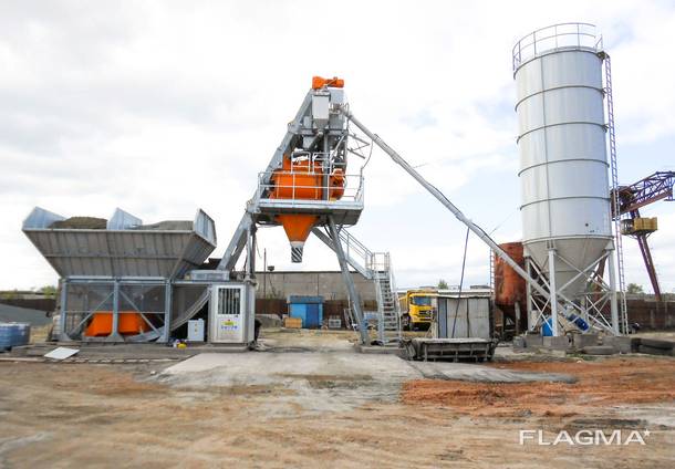 Мобильный бетонный завод Polygonmach Компакт 20 (20 м3/час)
