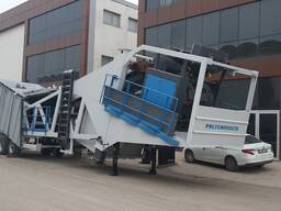 Мобільний самозводний бетонозмішувальний завод "Полігонмаш" Polygonmach 60 м3/г