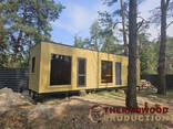 Модульный банный комплекс 10,2×2,4м с хозблоком и дровником под ключ | Thermowood. .. - фото 2