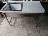 Столы мойки полки из нержавеющей стали нержавейка ресторан кафе бу - фото 2