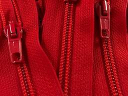 Молния-Застежка-Змейка 8см красная