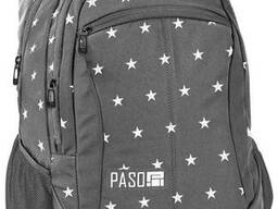 Молодежный городской рюкзак PASO 18-2808GT16 22L Серый