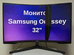 Монитор 32" игровой изогнутый Samsung Odyssey G5 на запчасти дефекты