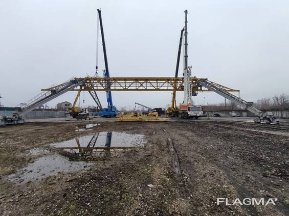 Монтаж, демонтаж, ремонт козлових, мостових кранів та кран балок.
