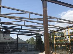 Монтаж металлоконструкций.