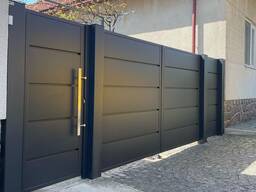 Монтаж распашных ворот