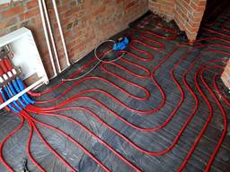 Монтаж водяного теплого пола