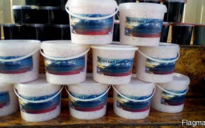 Морская Соль Розовая Крупная с Геническа!!!