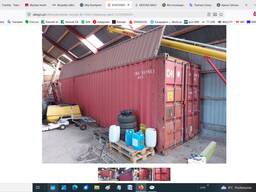 Морський контейнер 40 футів (75 м³) — Open Top (відкритий дах)