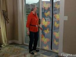 Москитная сетка на дверь, с бабочками Insta-Screen