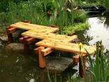 Мостики деревянные из дуба и ясеня - фото 1