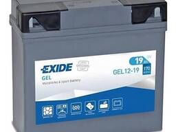Мото аккумулятор Exide 19Ач 170А "+" справа GEL12-19 (GEL1219)