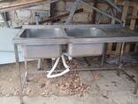 Мойка двойная нержавеющая ванна моечная промышленная бу и новые - фото 2
