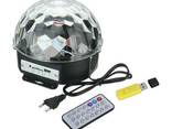 MP3 Диско-шар проектор LED Crystal Magic Ball Light Bluetooth колонка