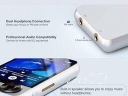 MP3-плеер на 128 ГБ с усиленным Bluetooth 5.3, музыкальный плеер оснащен HD-динамиком. ..