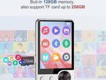 MP3-плеер на 128 ГБ с усиленным Bluetooth 5.3, музыкальный плеер оснащен HD-динамиком. .. - фото 2