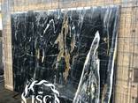 Мармур Abstract Golden Black, Black &amp; Gold, Marquina Gold, Golden Black - фото 3