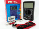 Мультиметр тестер цифровой DT 700C со звуком и термометром, мультиметр для автомобиля. .. - фото 1
