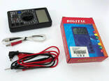 Мультиметр тестер цифровой DT 700C со звуком и термометром, мультиметр для автомобиля. .. - фото 3