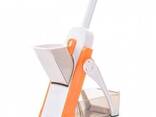 Мультислайсер для овощей ручной Brava Spring Slicer вертикальная овощерезка с бордовым. .. - фото 1