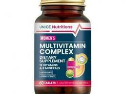 Мультивитаминный комплекс для женщин Unice Nutritions, 60 таблеток