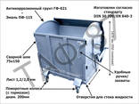 Мусорный бак, евроконтейнер для ТБО объемом 1,1 м3 металл 2,0 мм - фото 2