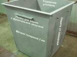 Мусорный контейнер, железный бак для мусора, ТБО, отходов - фото 6
