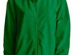 Мужская флисовая куртка цвет зеленый в наличие