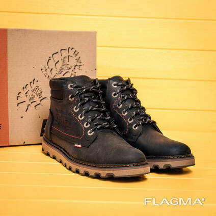 Мужские зимние кожаные ботинки Levis Expensive Black (реплика) — Купить вОдессе на Flagma.ua #12670956