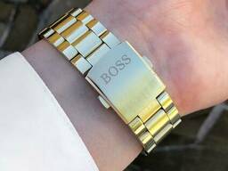Мужские золотые наручные часы Boss / Босс