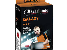 М'ячі для настільного тенісу 6 шт. Garlando Galaxy 3 Stars (2C4-119)