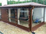 Мягкие окна для веранды, беседки и летнего кафе. - фото 2