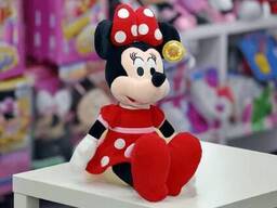 М'яка іграшка Мінні Маус дівчинка в червоній сукні подруга Міккі Мауса 80 см