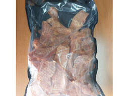 Мясные чипсы курица сушеная с перцем чили джерки 500г