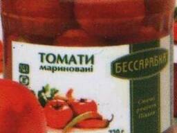 Консервированые помидоры, огурцы, соки оптом!