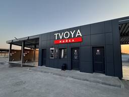 Мийка самообслуговування з навісом на 2-3 пости, будівництво PROFIWASH