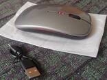 Мышка Bluetooth DPI к любому гаджету беспроводная Usb адаптер новая - фото 7