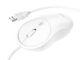 Мышка проводная HOCO Esteem business wired mouse (1,5M, 1000/1600dpi). White - фото 1