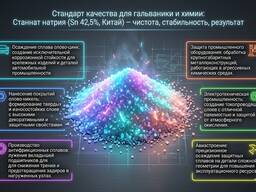 Оловокислота (Sn 42,5%, Китай) — досконалість у осадженні захисних сплавів