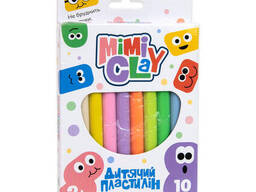 Набір для творчості Mimi clay 10 кольорів Strateg українською мовою (30424)