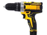 Набір шуруповерт акумуляторний з насадками screw driver sets yellow 12v - фото 1