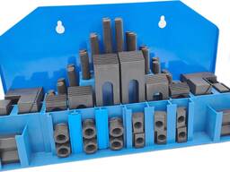 Набір верстатного кріплення та притисків з 58 предметів, Т-подібний паз 14 мм, М12