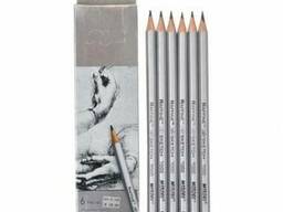 Набор чернографитных карандашей для черчения