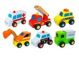 Набор игрушечных машинок Viga Toys Спецтранспорт, 6 шт. (59621) - фото 3