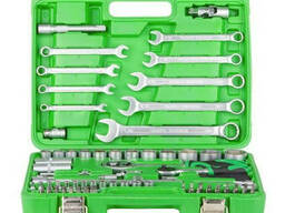 Набір інструментів 1/2" і 1/4", 82 од, Intertool ET-6082SP