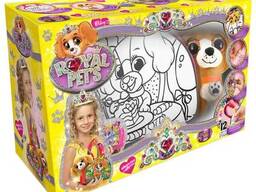 Набор креативного творчества Danko Toys "Royal PET’S" сумочки с собачками (Желтый). ..