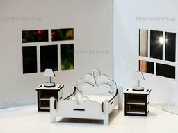 Набір меблів Спальня для лялькового будиночка ЛОЛ TinyHouse