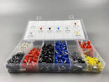 Набор наконечников для автопровода 1200 шт (8 видов) 100% медь под обжимку от 0.75-10 мм - фото 1