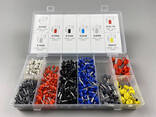 Набор наконечников для автопровода 1200 шт (8 видов) 100% медь под обжимку от 0.75-10 мм - фото 2