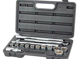 Набор насадок торцевых 1/2" + аксессуары 16шт (кейс) GRAD (6003125)